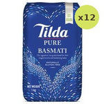 Tilda Pure Basmati Rice 1kg – 12 Packs