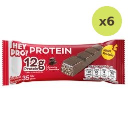 Tongtin Heypro Soy Puff Protein Bar Chocolate Flavor 35g – 6 Packs
