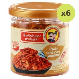 Tongtin Por Jao Namprik Pla Khaosarn Rice Topping 100g – 6 Packs