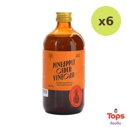Tongtin Sinar Brew Pineapple Cider Vinegar With The Mother 450ml – 6 Packs
