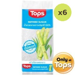 Tops Brand Refined Sugar 1kg – 6 Packs