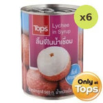 Tops Lychee in Syrup 565g – 6 Packs