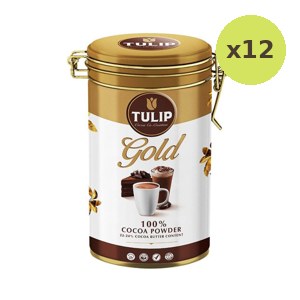 Tulip Gold 100 Cocoa Powder 400 g – 12 Packs