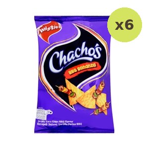 Twisties Chacho S Corn Chips Bbq Flavour 160 g – 6 Packs