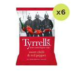 Tyrrells Sweet Chilli Red Pepper Crisps 150 g – 6 Packs