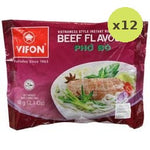 Vifon Pho Instant Rice Noodle Beef 60g – 12 Packs