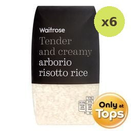 Waitrose Italian Arborio Risotto Rice 500g – 6 Packs