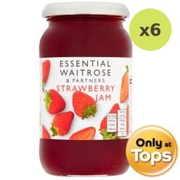 Waitrose Strawberry Jam 454g – 6 Packs