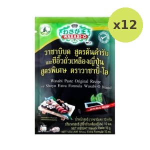 Wasabi O Wasabi Paste 10 G Shoyu 10 g – 12 Packs