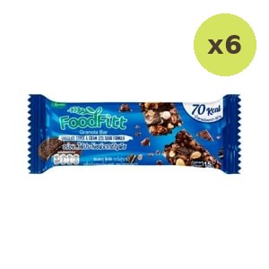 Xongdur Food Fitt Granola Bar Chocolate Cookie Cream Less Sugar Formula 15 g – 6 Packs
