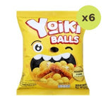 Yoiki Balls Corn Snack Roasted Corn Flavor 50 g – 6 Packs