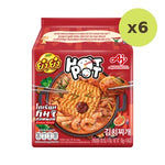 Yumyum Instant Noodles Korean Style Kimchi Hot Pot Flavour 100 G X 100 g – 6 Packs